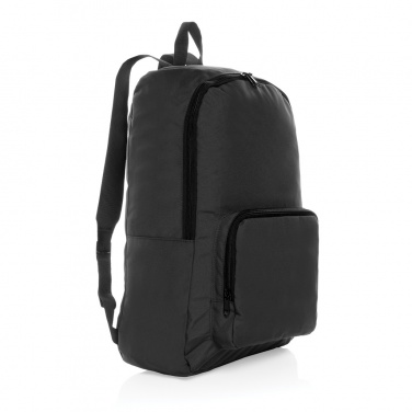 Logo trade promotional gifts picture of: Dillon AWARE™ RPET foldable classic backpack
